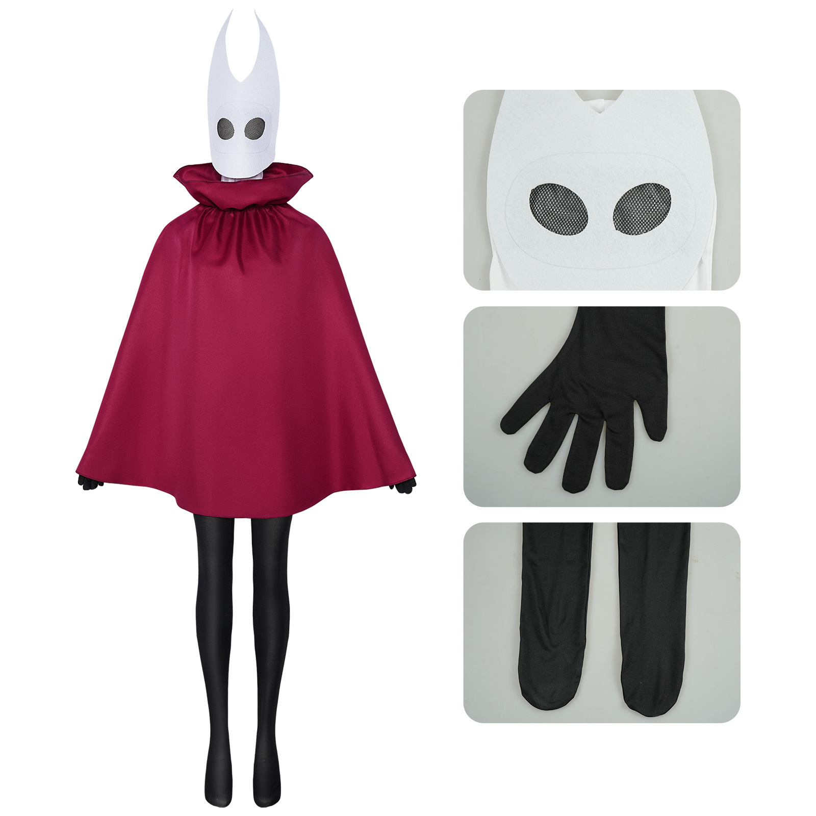 Party Games Animals - Hollow Knight Hornet Cosplay Costume Red