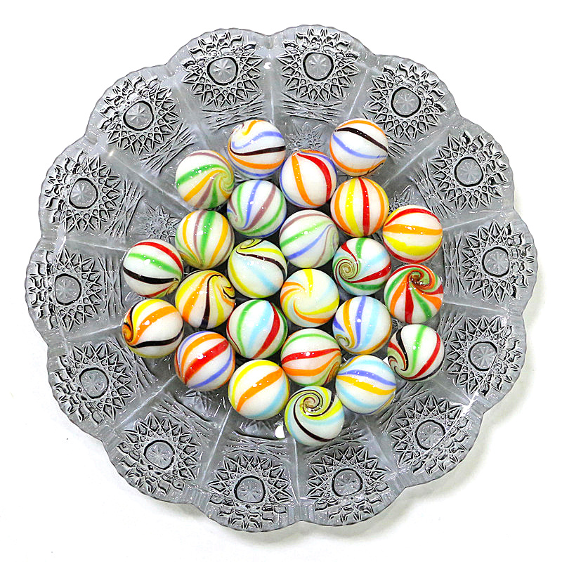 Party Games Ideas For Kids - 6pcs Handmade Rare Marbles Glass Balls