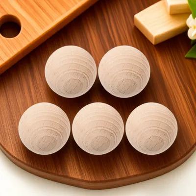 Croquet Set Lawn - 5Pcs Smooth Finish Solid Beech Croquet