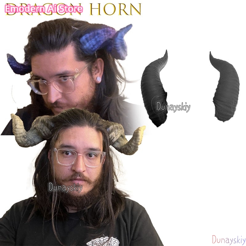 Party Games Animals - Devil Demon Horn Headwear Headpiece Cosplay