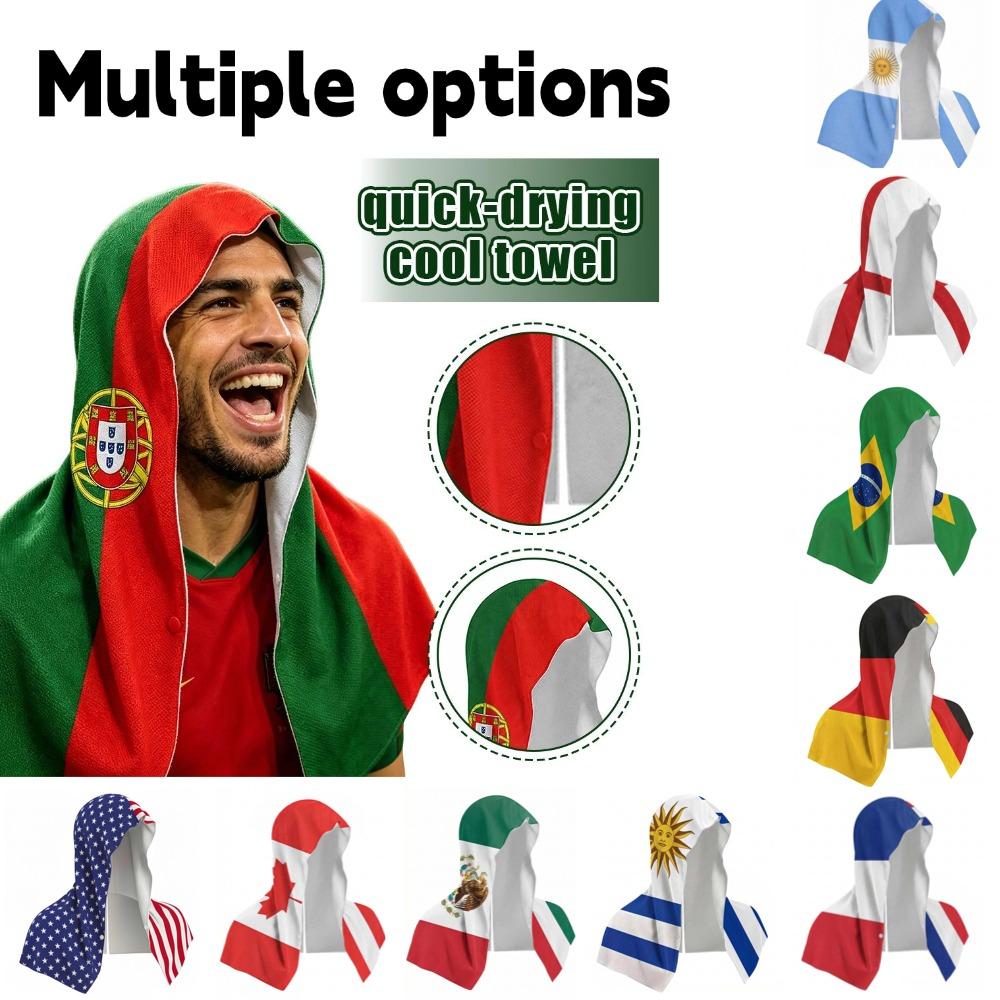 Quick Games Party - National Flag Hooded Head Scarf With