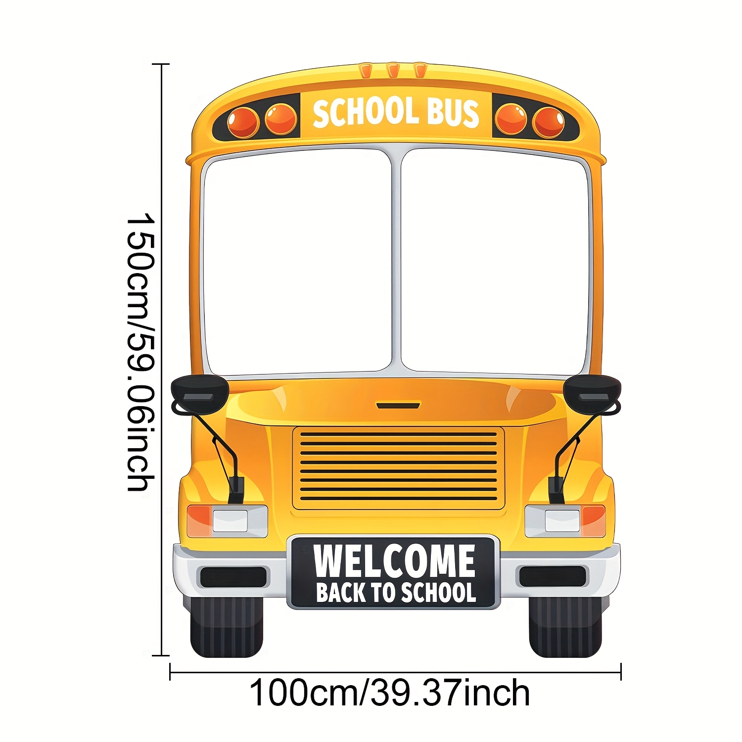 2D flat 1pc back-to-school sea - Party Games Bus ulasan dan harga
