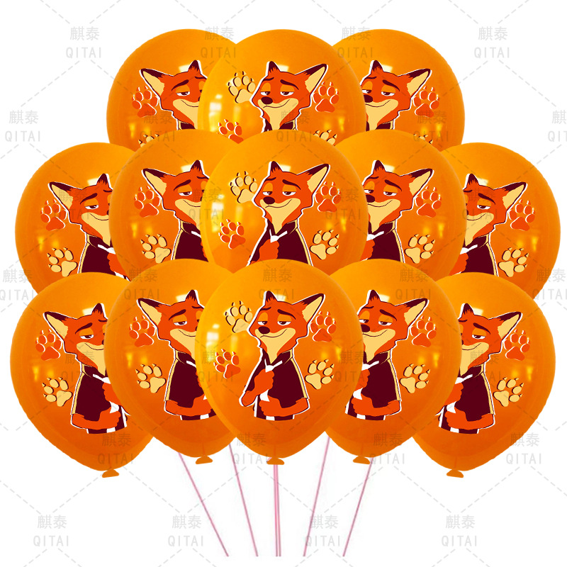 New Zootopia Balloons Wild Ani - Party Games Animals ulasan dan harga