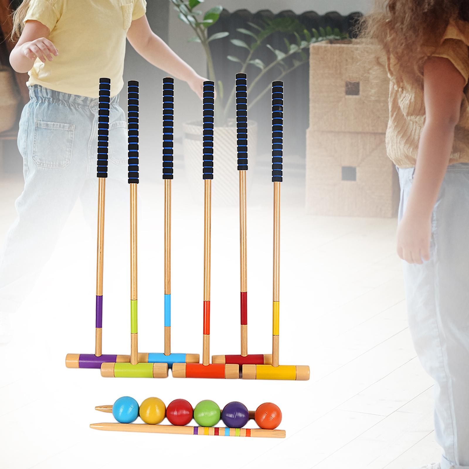 6 Pieces Six Player Croquet Se - Croquet Set Lawn ulasan dan harga