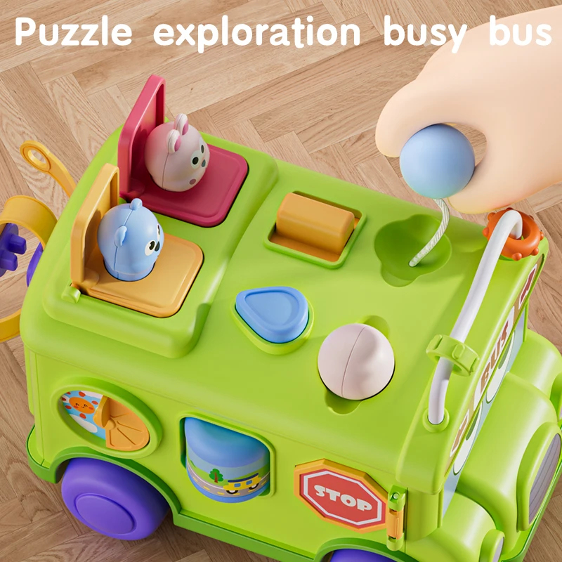 Montessori Educational Baby Bu - Party Games Bus ulasan dan harga