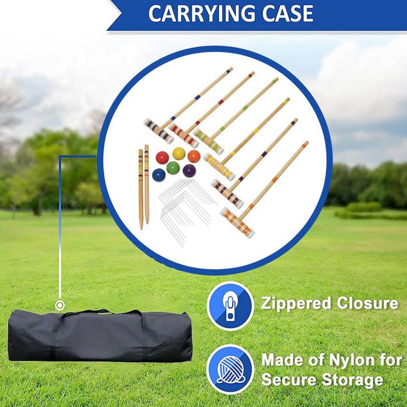 Croquet Set Funny Outdoor Lawn - Croquet Set Lawn ulasan dan harga