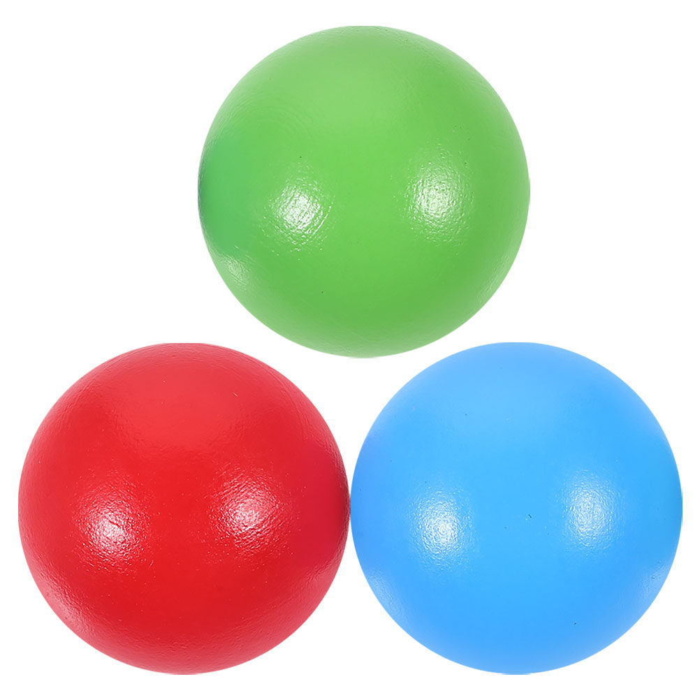 3Pcs Wooden Croquet Balls Lawn - Croquet Set Lawn ulasan dan harga