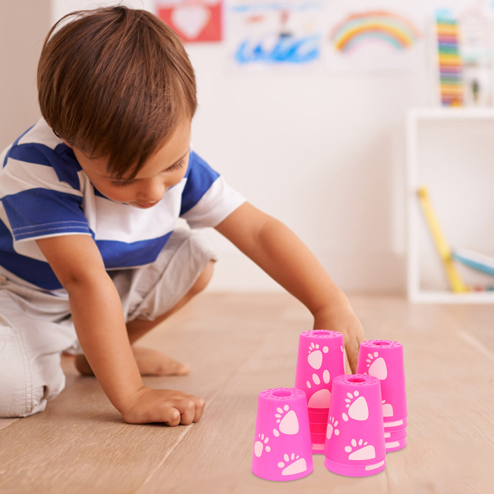 12Pcs Speed Stacking Cups Crea - Quick Games Party ulasan dan harga