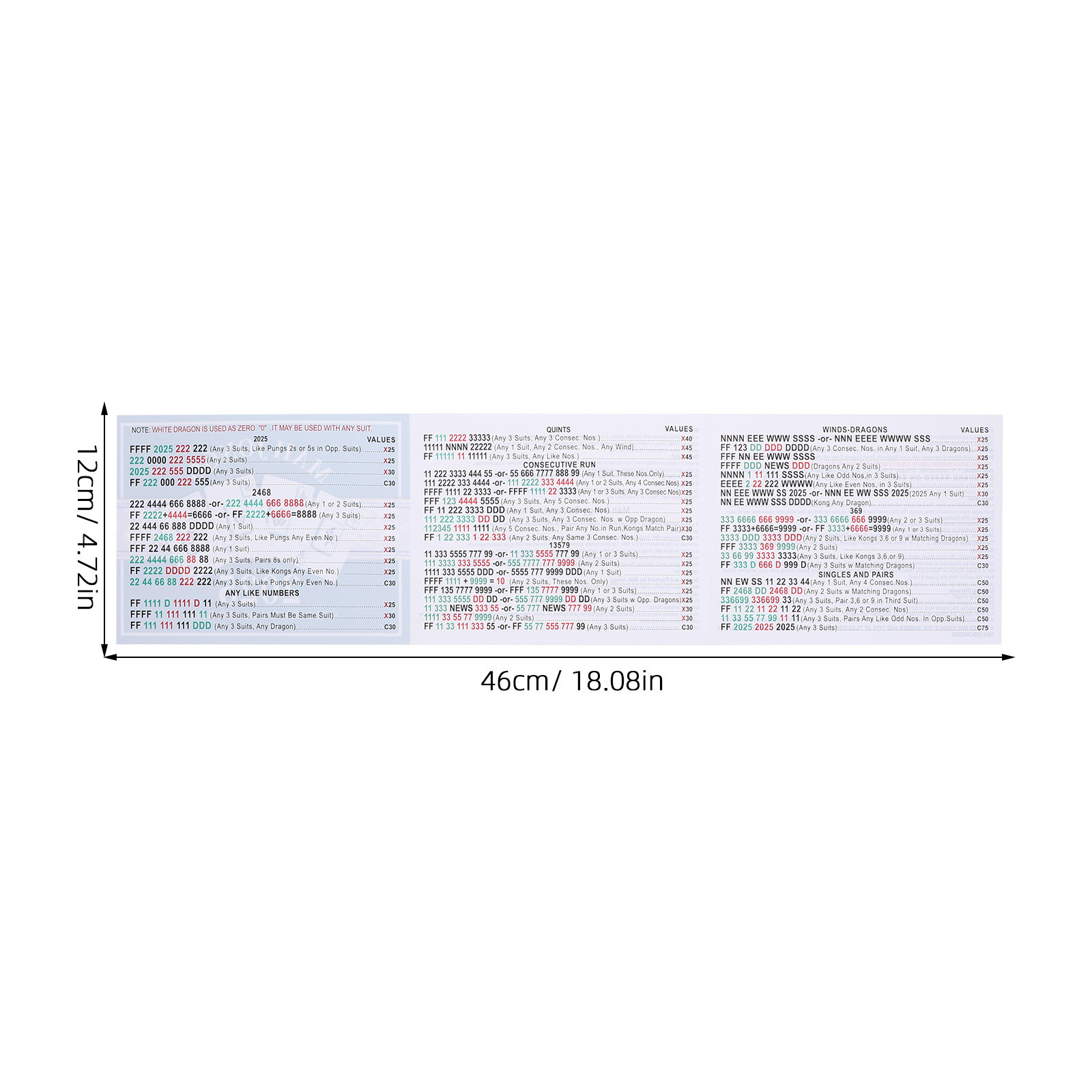 8pcs Score Cards Waterproof Ha - Party Games Using Cards ulasan dan harga