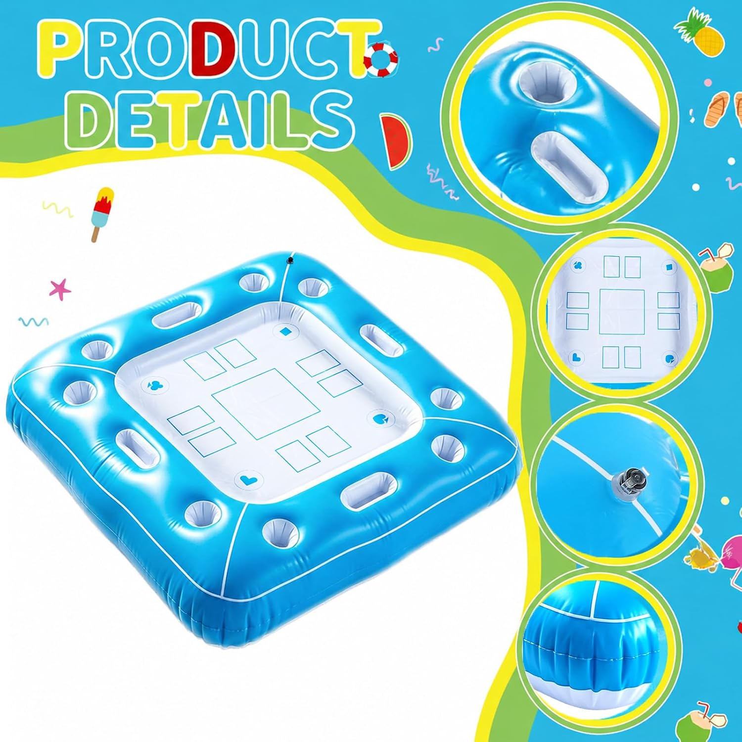 Thick Waterproof Inflatable Fl - Party Games Using Cards ulasan dan harga
