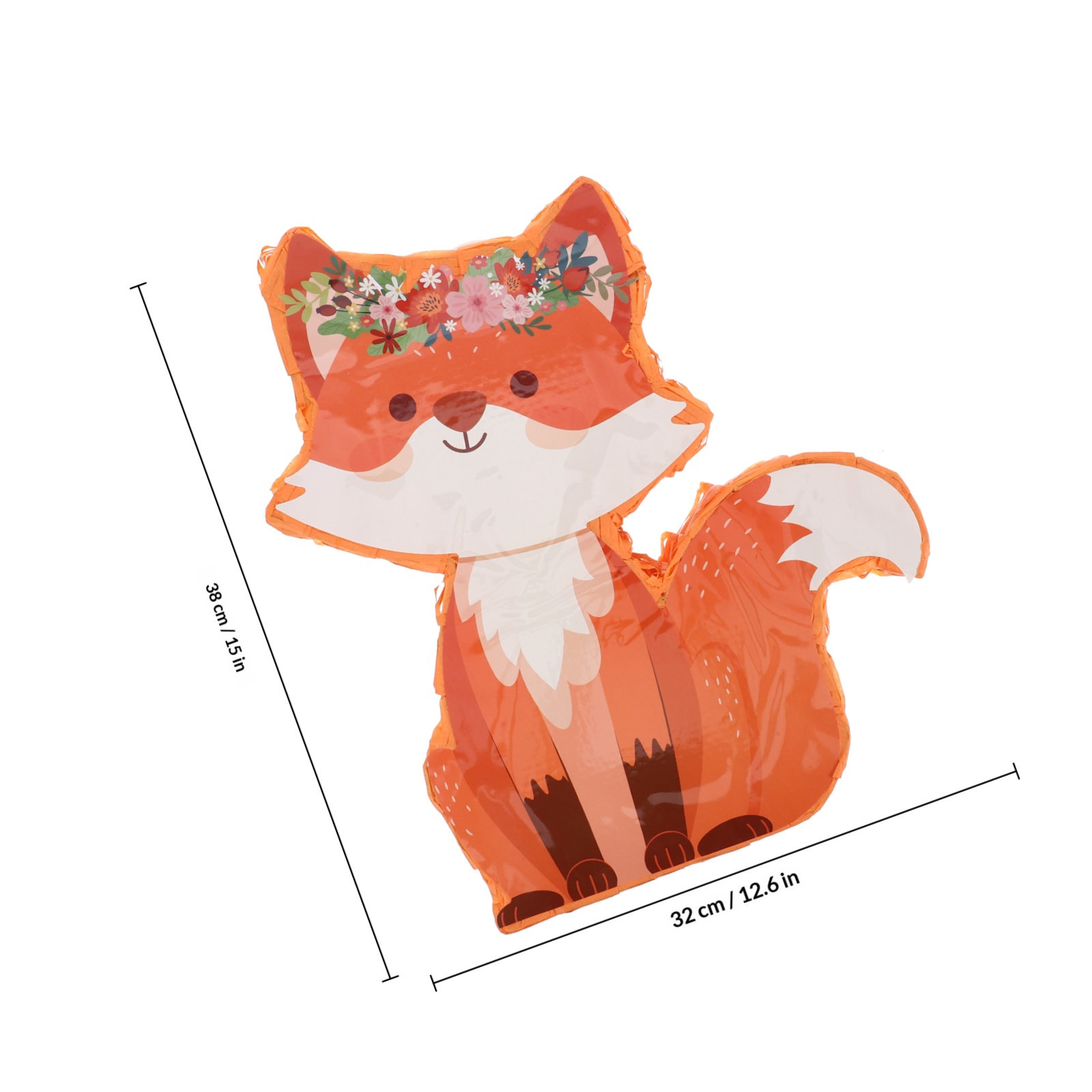1Set Fox Pinata Paper Animal B - Party Games Animals ulasan dan harga