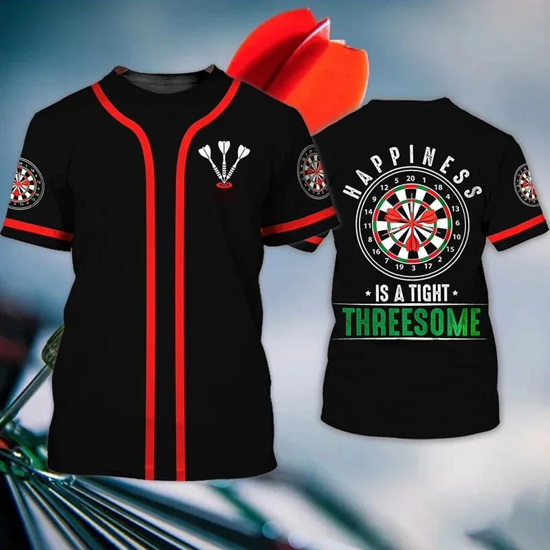 Darts Roulette T-shirt Men's B - Quick Games Party ulasan dan harga