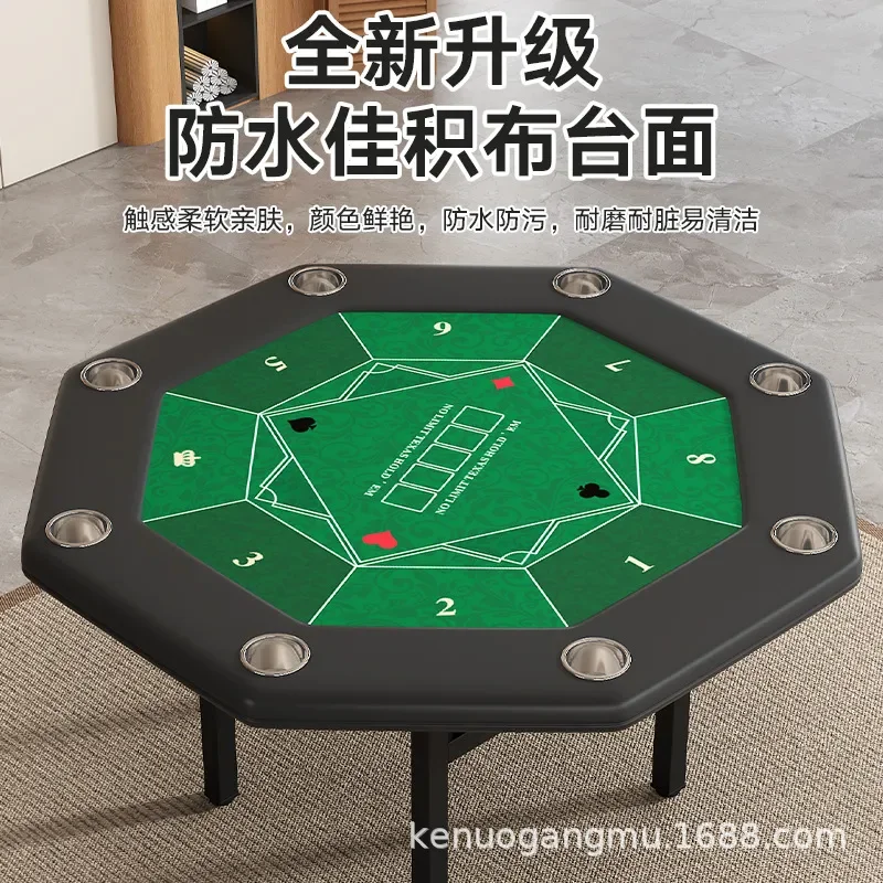 Foldable Octagonal Poker Table - Party Games Using Cards ulasan dan harga