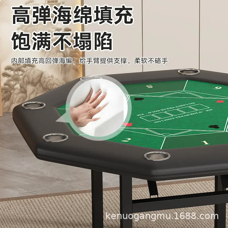 Foldable Octagonal Poker Table - Party Games Using Cards ulasan dan harga