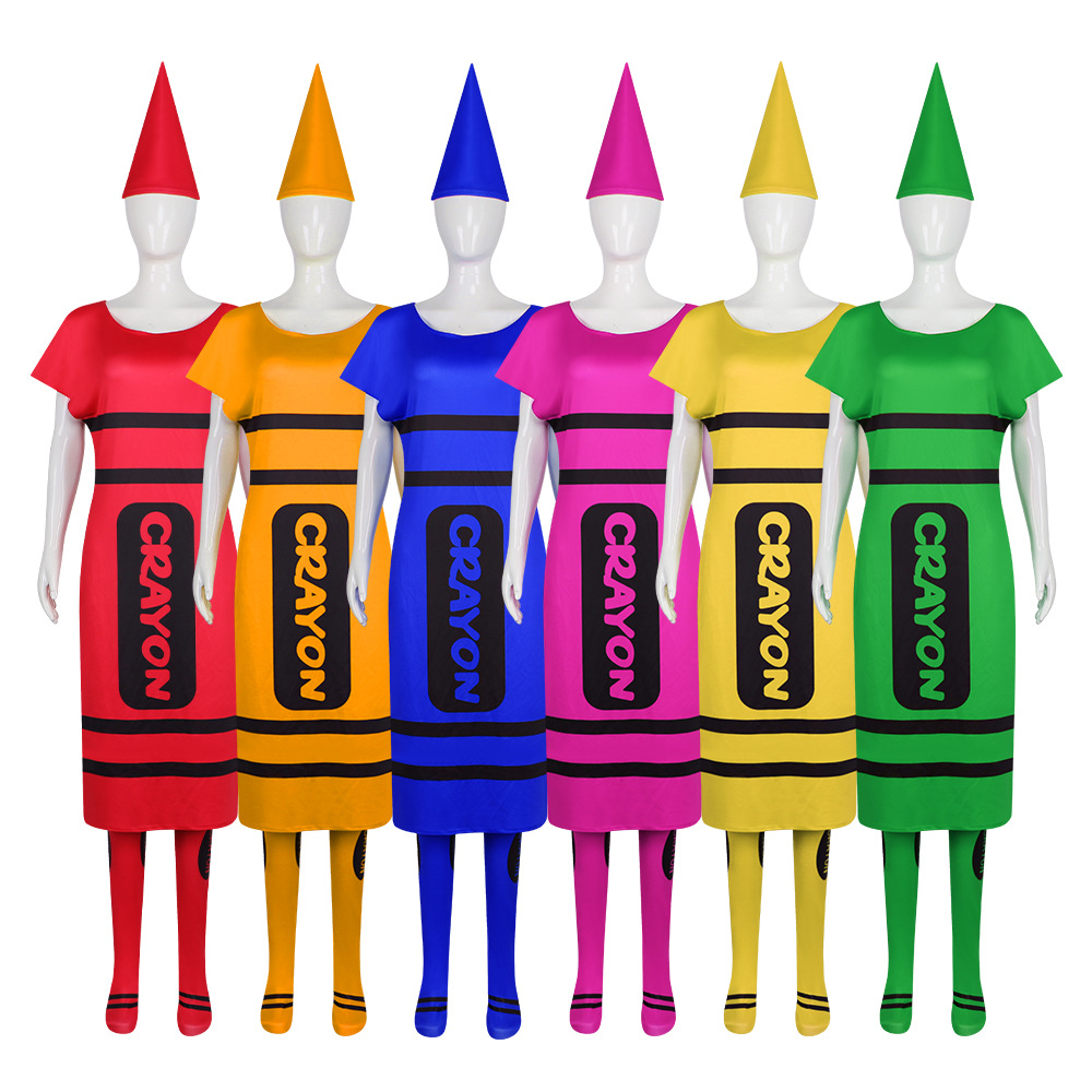 Halloween Women Crayon Cosplay - Party Games Group ulasan dan harga