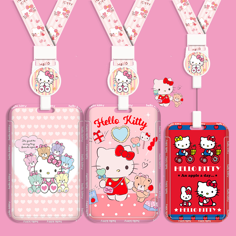Cartoon Hello Kitty Card Case  - Party Games Bus ulasan dan harga