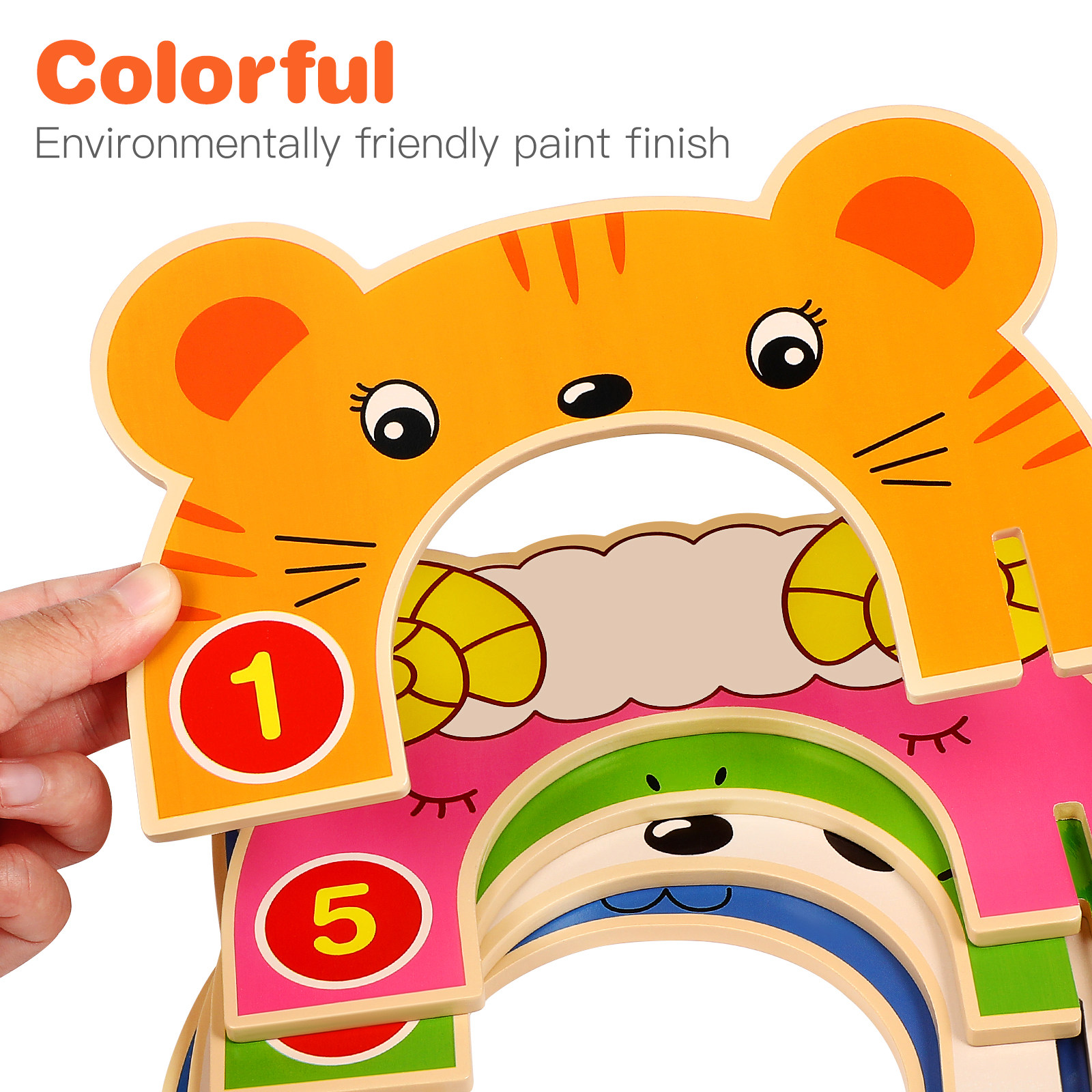 Colorful Cartoon Animal Croque - Croquet Set Lawn ulasan dan harga