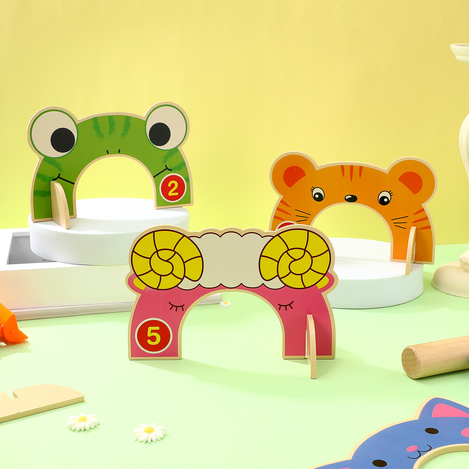 Colorful Cartoon Animal Croque - Croquet Set Lawn ulasan dan harga