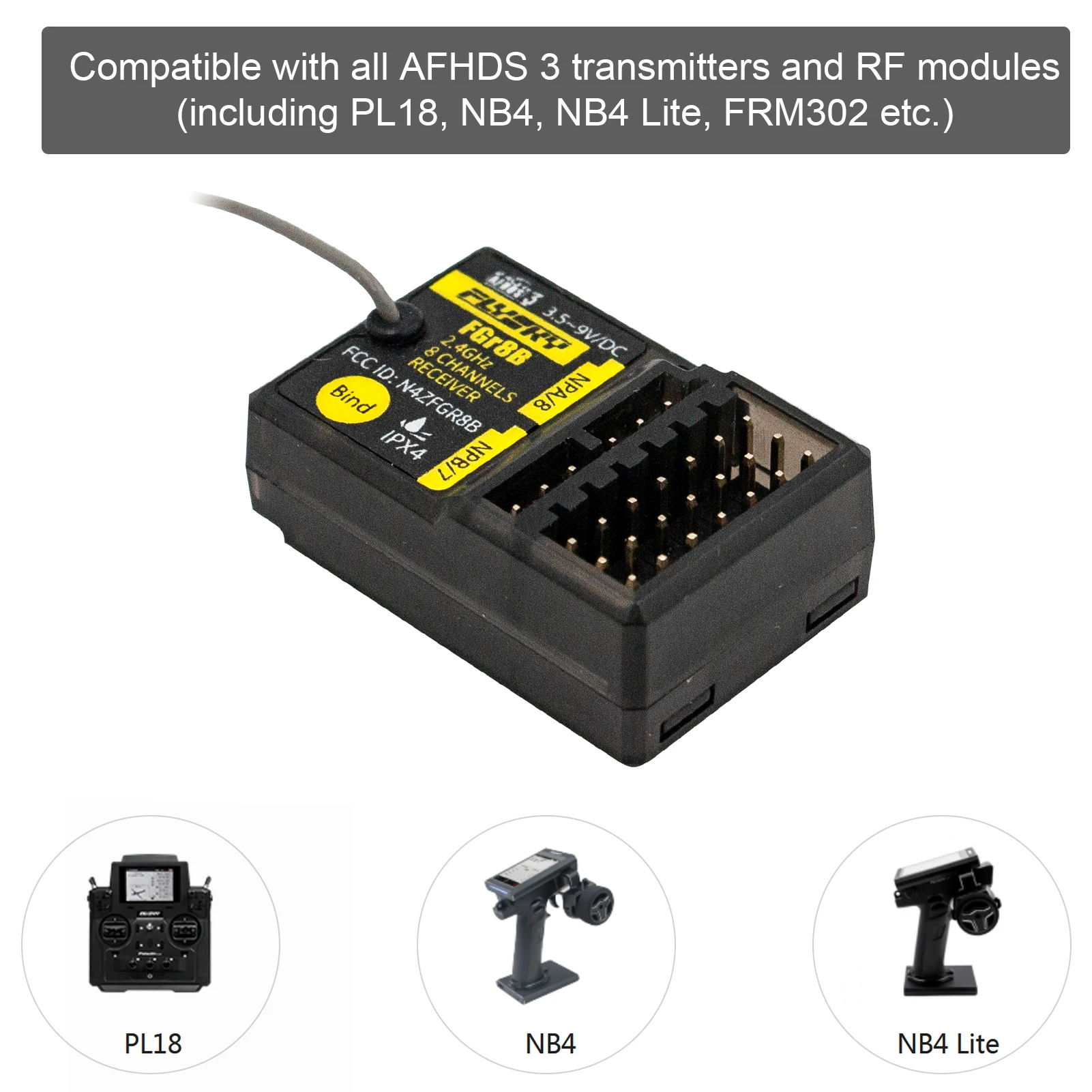 FLYSKY FGR8B PWM/ PPM/ i-bus O - Party Games Bus ulasan dan harga