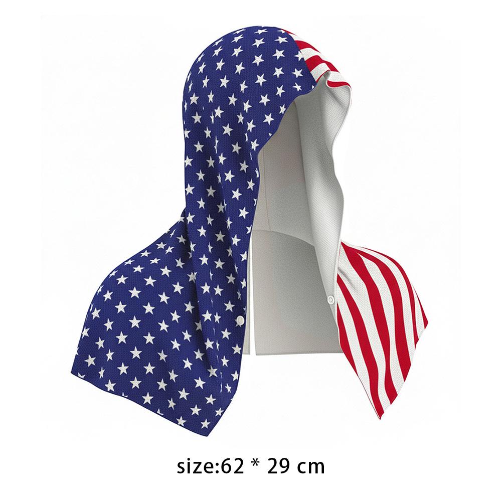 National Flag Hooded Head Scar - Quick Games Party ulasan dan harga