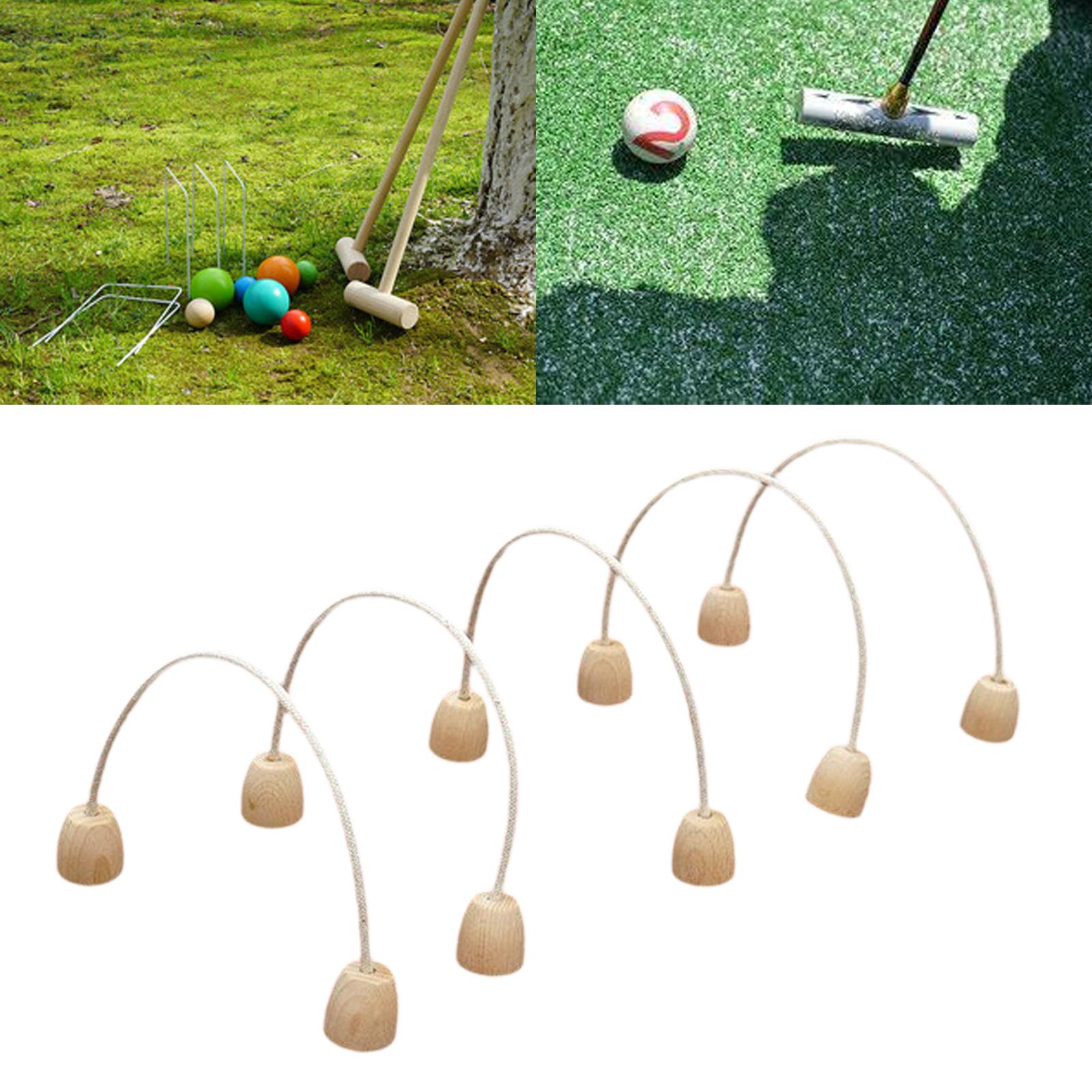 Wooden Croquet Hoops Outdoor G - Croquet Set Lawn ulasan dan harga