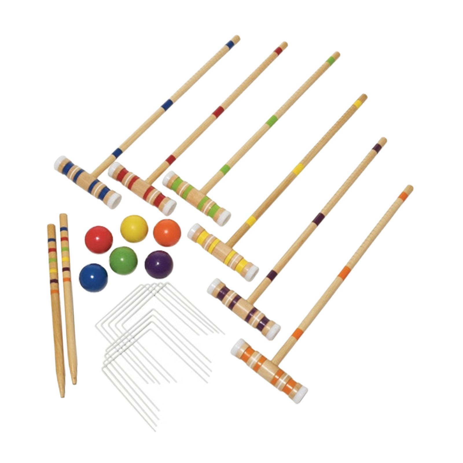 Six Player Croquet Set Lawn Cr - Croquet Set Lawn ulasan dan harga