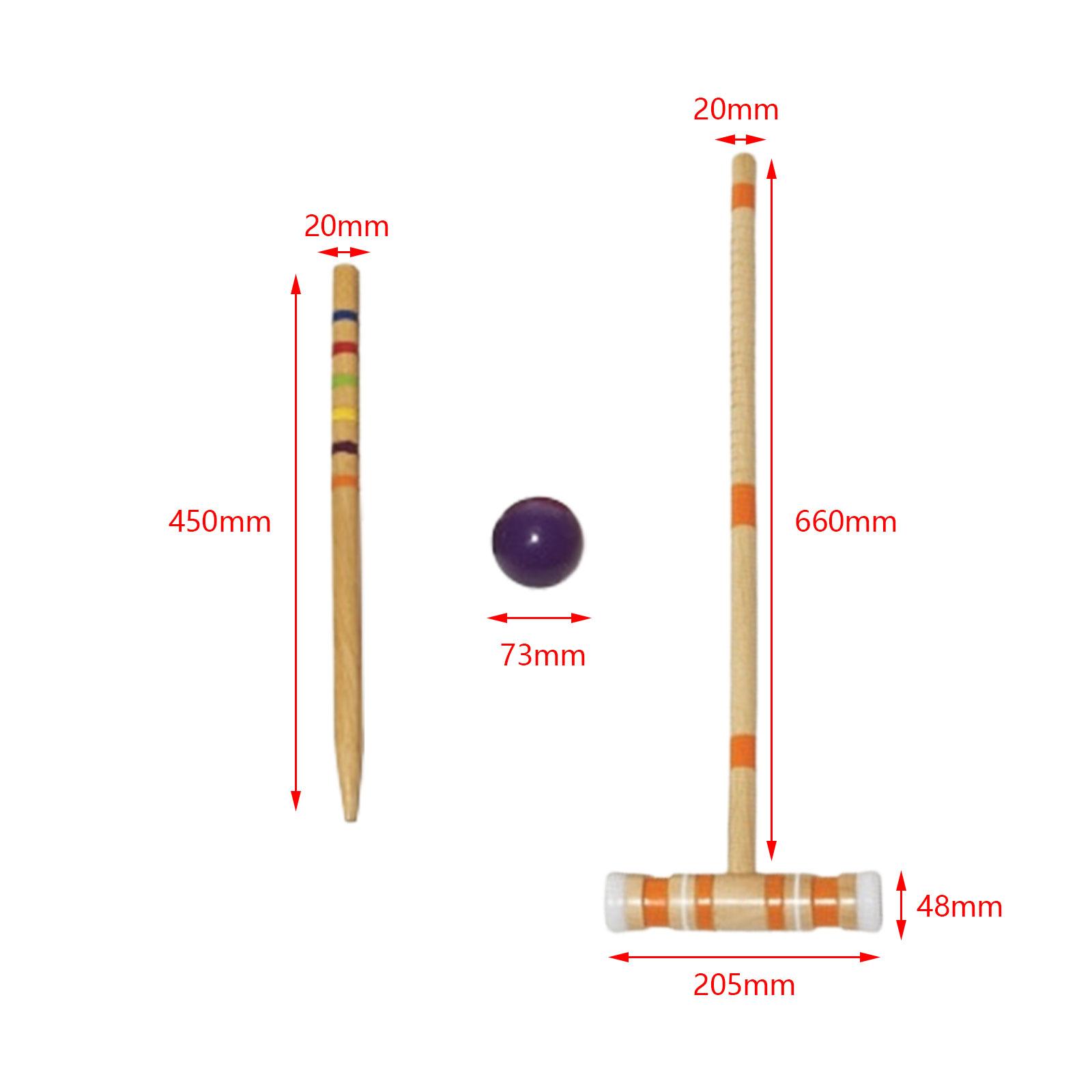 Six Player Croquet Set Lawn Cr - Croquet Set Lawn ulasan dan harga