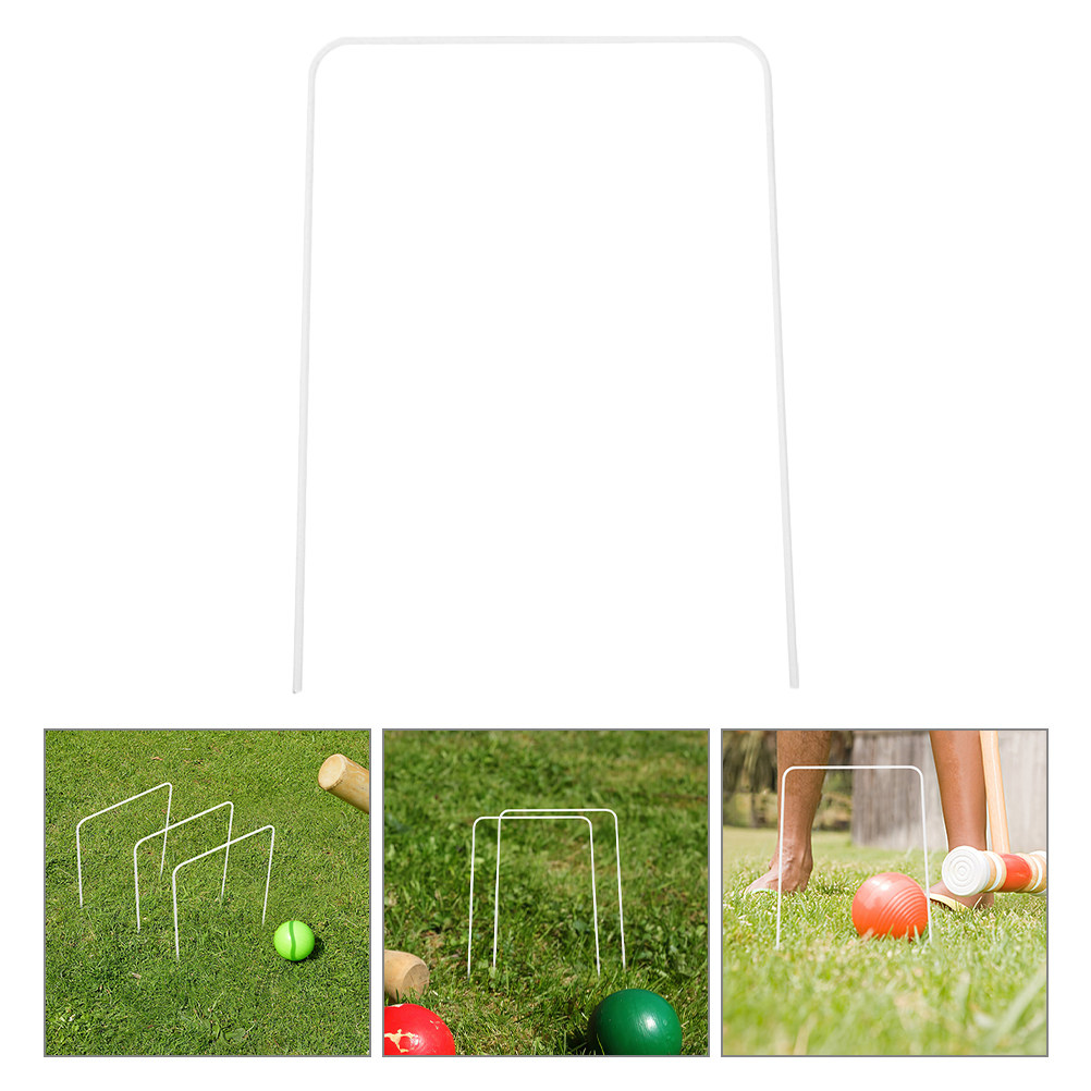 8Pcs Metal Croquet Wickets Uni - Croquet Set Lawn ulasan dan harga
